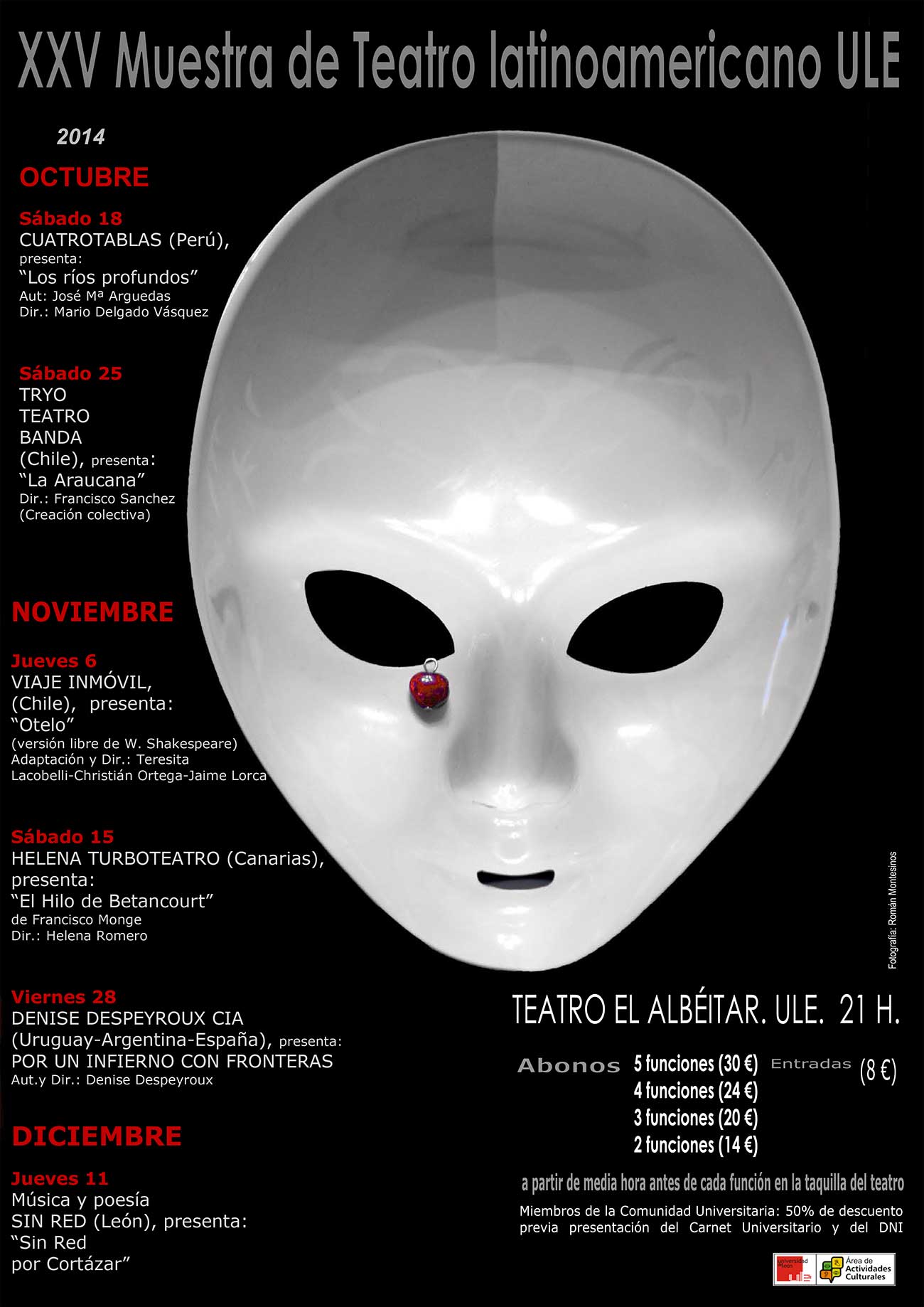 CARTEL-TEATRO-LATINOAMERICANO-PRIMER-TRIMESTRE-2014-2015